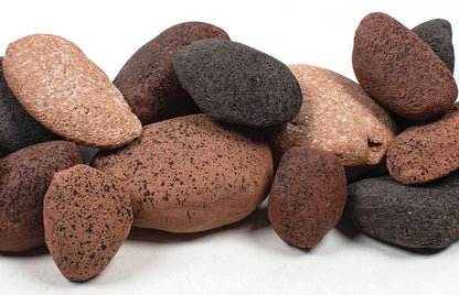 Enhance A Fire 25-Piece 1 Lb. Red Rock Canyon Luxury Decorative Stone Set for Indoor Linear DV Gas Fireplace, Electric Fireplace and Outdoor Firepit