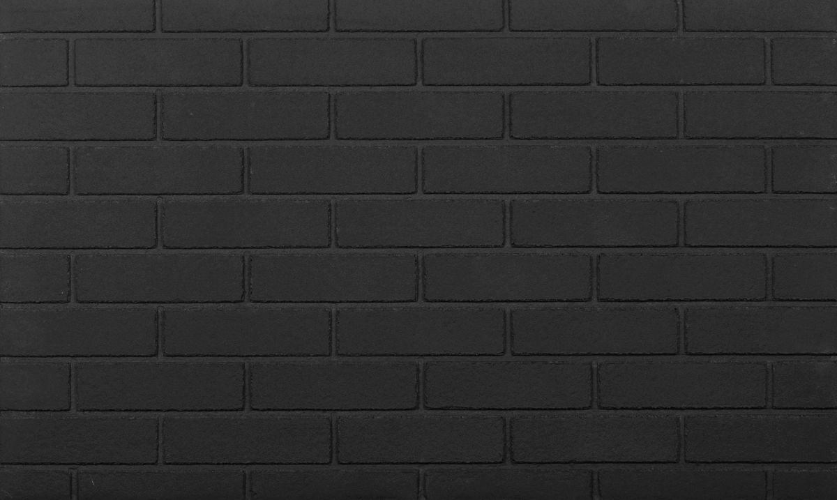 Enhance A Fire 36" x 22" 2-Piece Black Traditional Horizontal Premium Fiber Brick Panels for Gas Fireplaces and Gas Log Conversions