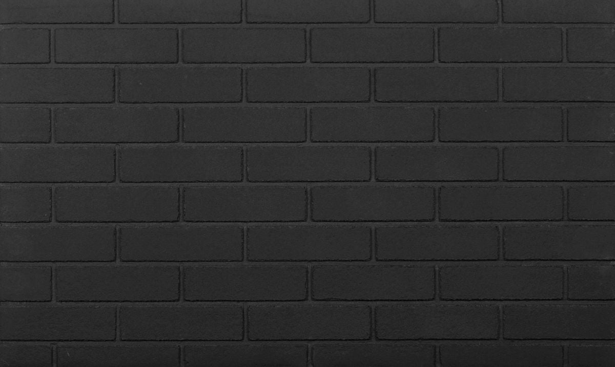 Enhance A Fire 36" x 22" 2-Piece Black Traditional Horizontal Premium Fiber Brick Panels for Gas Fireplaces and Gas Log Conversions