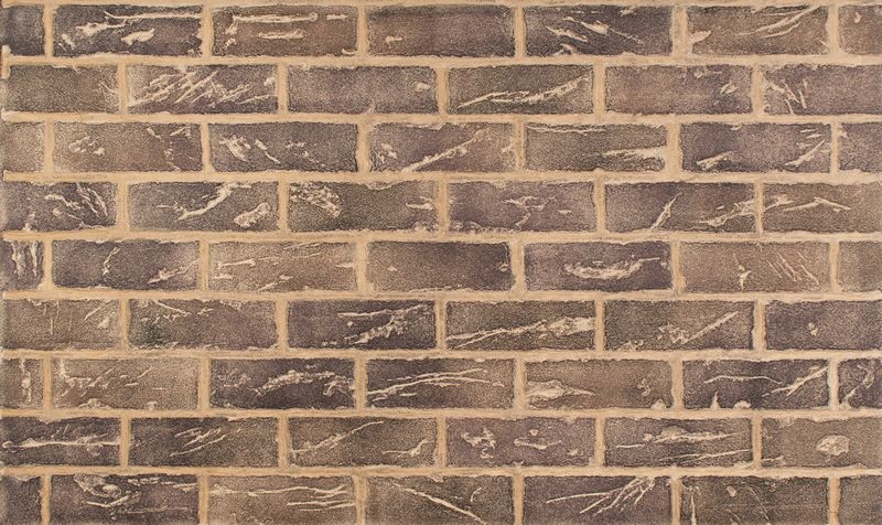 Enhance A Fire 36" x 22" 2-Piece Tavern Brown Clinker Horizontal Premium Fiber Brick Panels for Gas Fireplaces and Gas Log Conversions