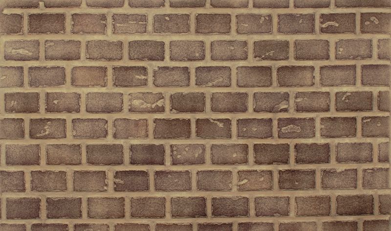Enhance A Fire 36" x 22" 2-Piece Tavern Brown Small Clinker Vertical Premium Fiber Brick Panels for Gas Fireplaces and Gas Log Conversions