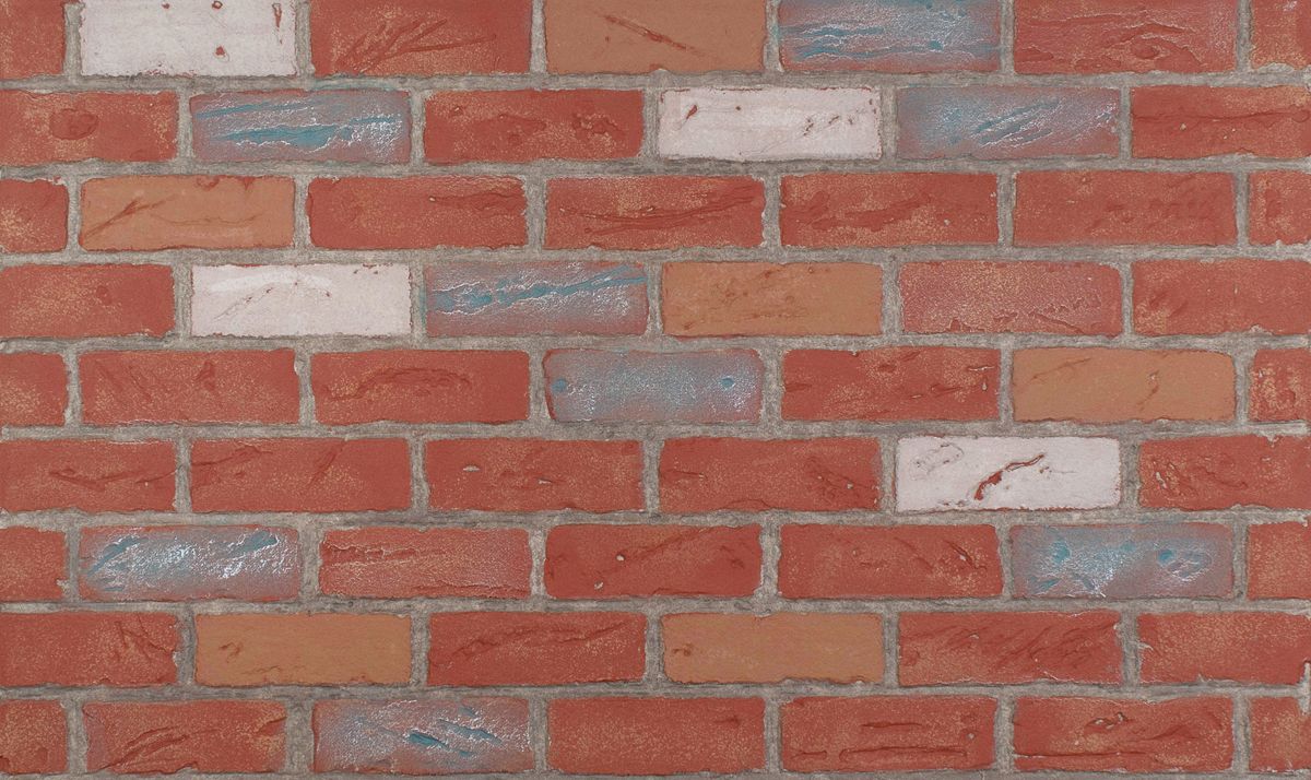 Enhance A Fire 36" x 22" 2-Piece Teal Deal Clinker Horizontal Premium Fiber Brick Panels for Gas Fireplaces and Gas Log Conversions