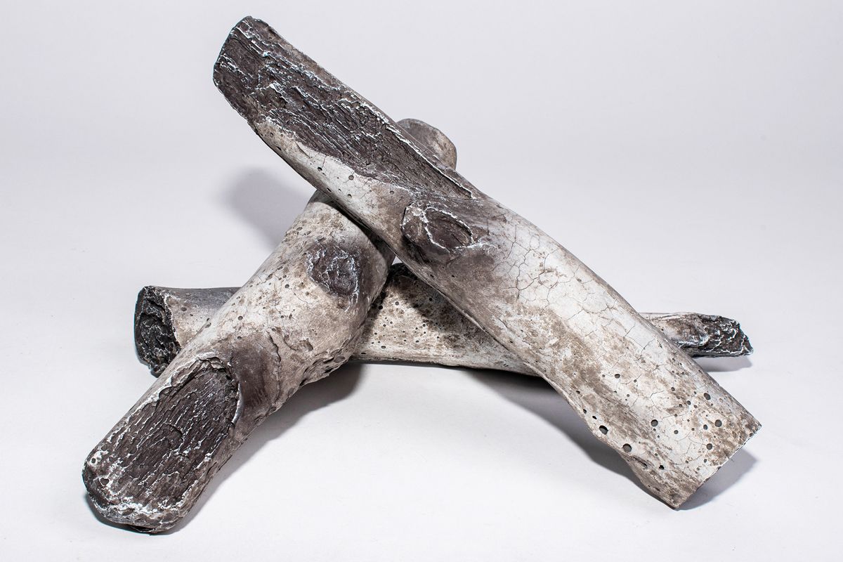 Enhance A Fire 9-11" 3-Piece Thunder Bay Driftwood Burncrete Twigs for Gas Fireplace, Electric Fireplace and Outdoor Gas Firepit