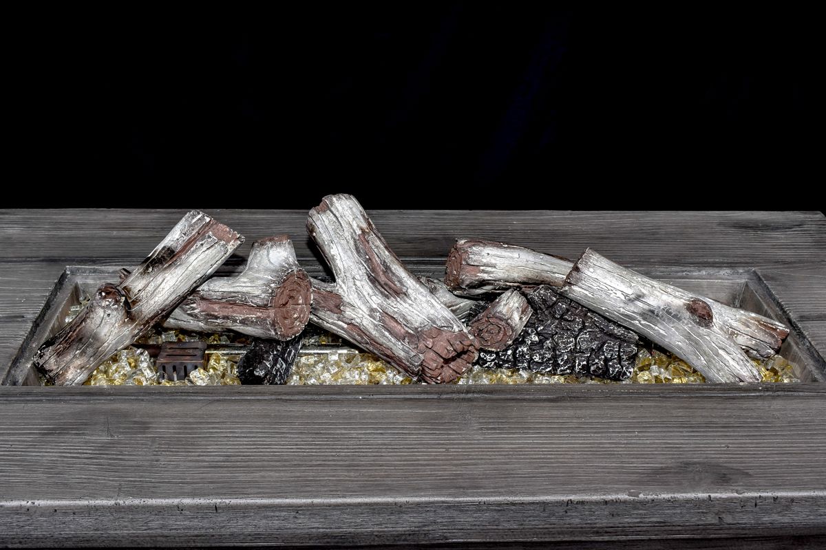 Enhance A Fire Designer Series 9" 10-Piece Key Largo Driftwood Burncrete Log Set for Gas Fire Pit