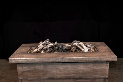 Enhance A Fire Designer Series 9" 10-Piece Thunder Bay Driftwood Burncrete Log Set for Gas Fire Pit