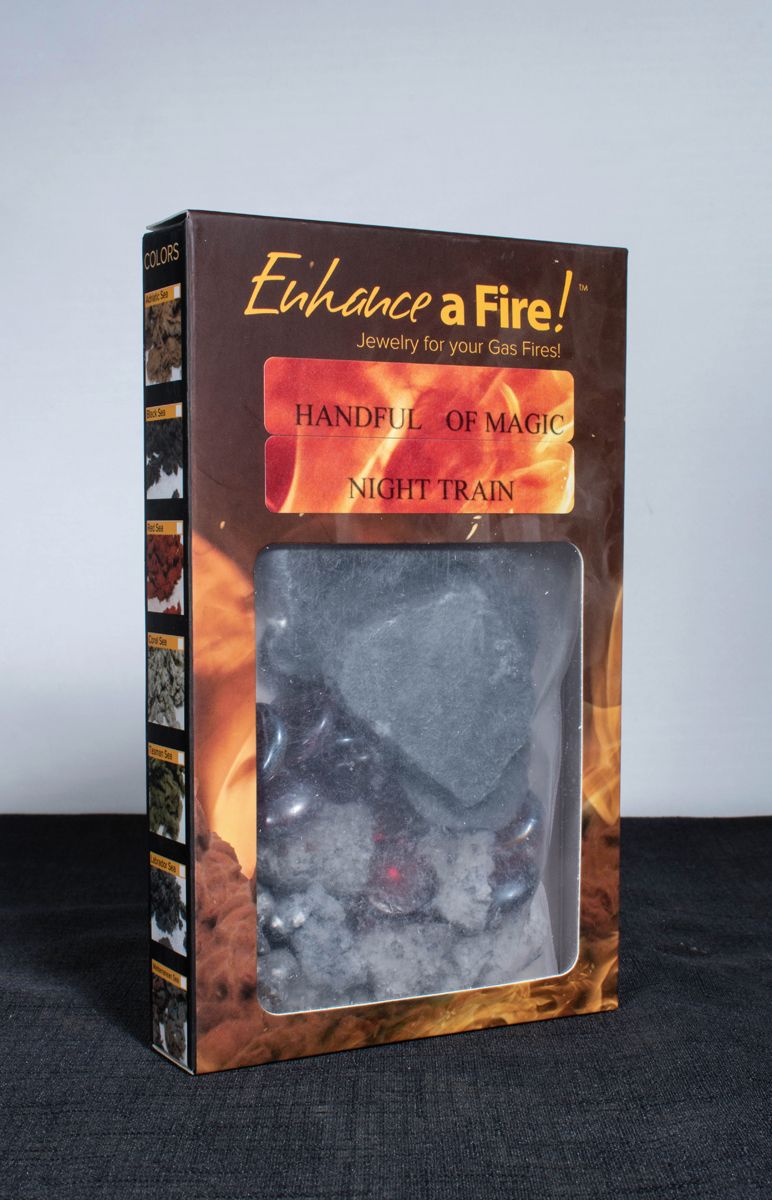 Enhance A Fire Handful Of Magic 1 Lb. Night Train Mixed Media Accent Kit for Gas Fireplace