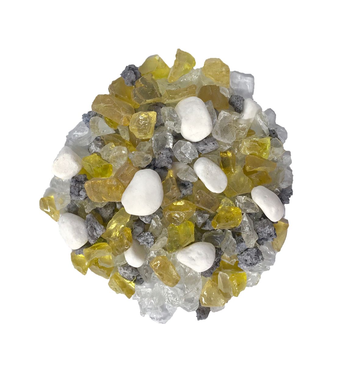 Enhance A Fire Kaleidoscope 5 Lb. Lantern Light Luxury Mixed Fire Glass for Gas Fireplace, Electric Fireplace and Outdoor Gas Firepit