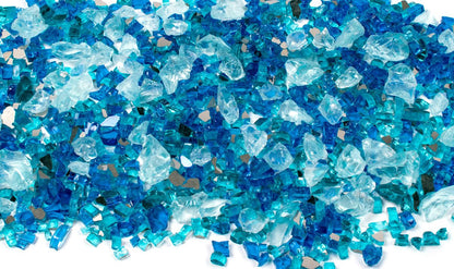 Enhance A Fire Luxury Designer 0.50-1" 5 Lb. Botanical Muse Mixed Fire Glass for Gas Fireplace, Electric Fireplace and Outdoor Gas Firepit