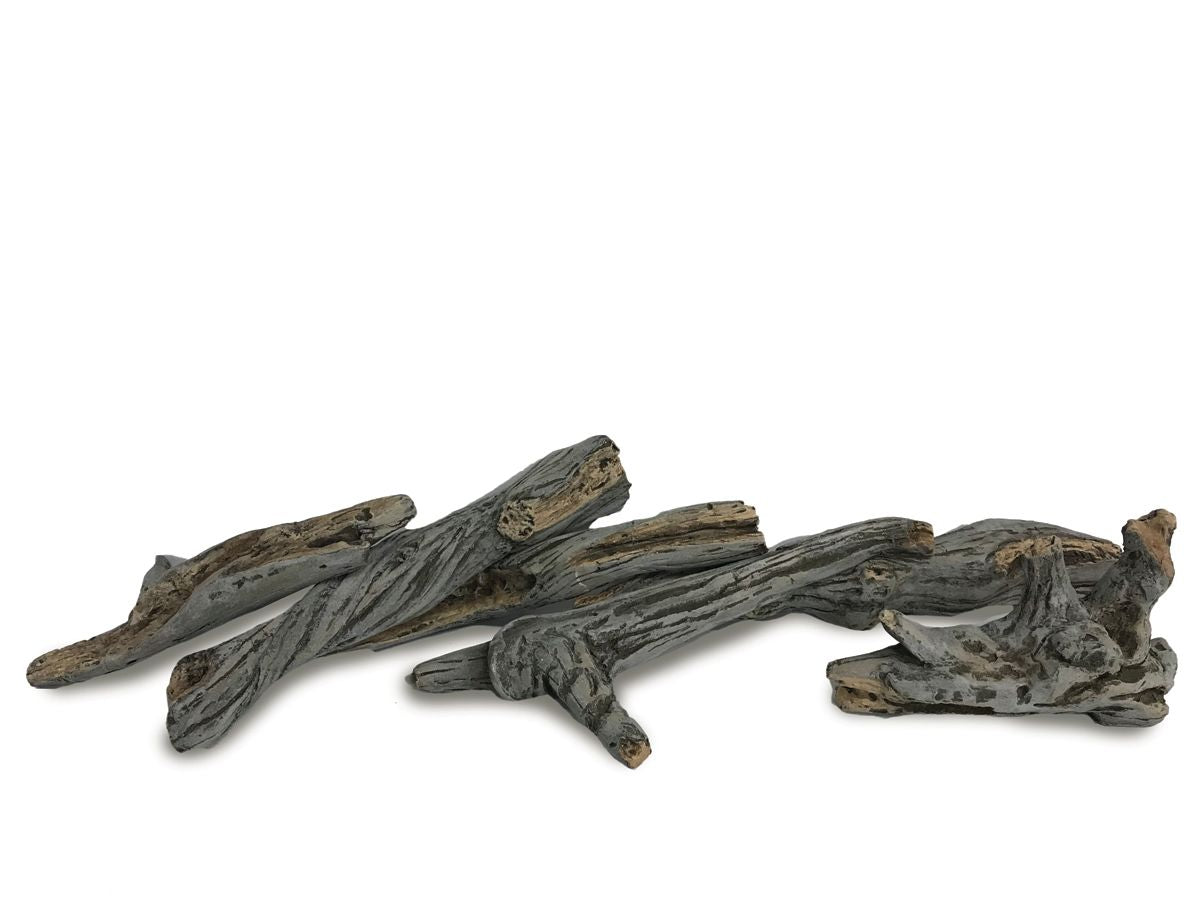 Enhance A Fire Riverbed Driftwood Log Kit 3 for Linear Fireplace
