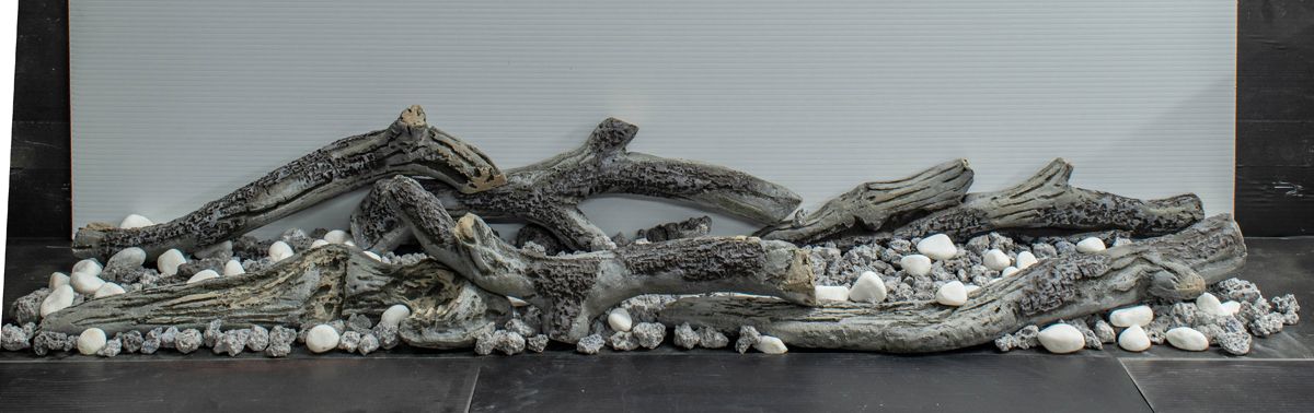 Enhance A Fire Thunder Bay Driftwood Log Kit 3 for Linear Fireplace