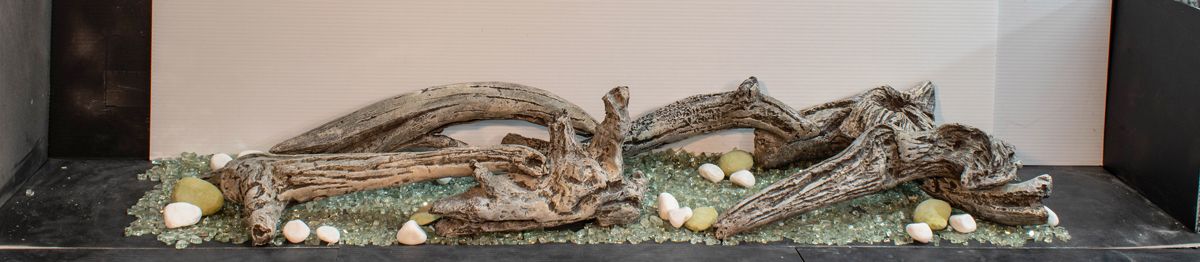 Enhance A Fire Thunder Bay Driftwood Log Kit 6 for Linear Fireplace