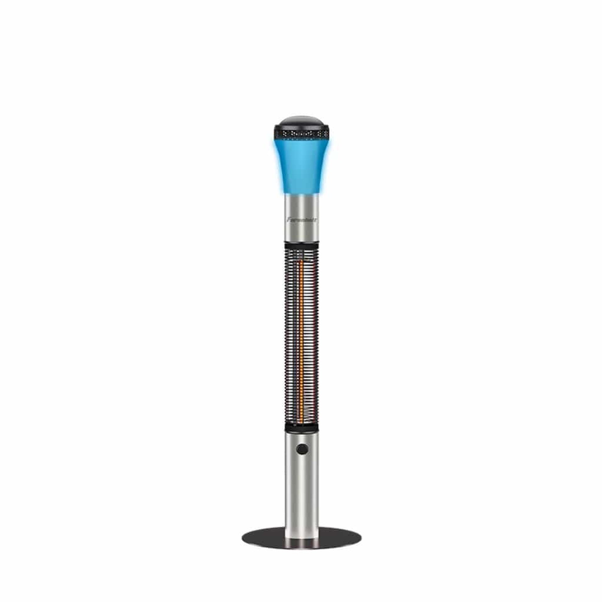 Epsilon Farenheit 59" Electric Infrared Tower Heater with Bluetooth Speaker & RGB LED Lighting