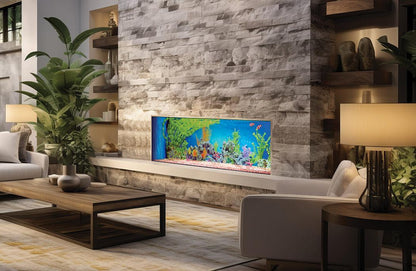 European Home TrueFlame 150 3DX 60" Linear Electric Fireplace