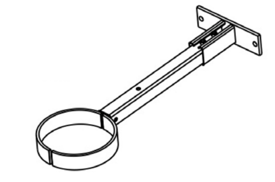 European Home Wall Bracket for 8" and 10" Diameter