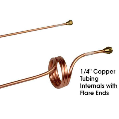 Everglow GG2A Aluminum Natural Gas Outdoor Lamp With Dual Inverted Burner & 120" Lamp Post