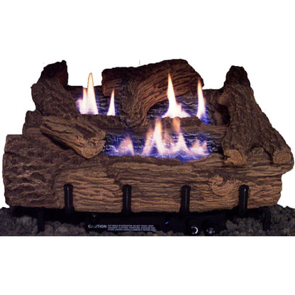 Everwarm 18" Palmetto Oak Replacement Logs for Vent Free Burners (Logs Only)