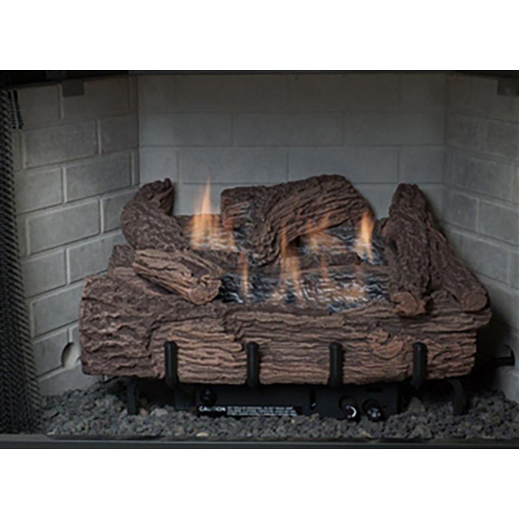 Everwarm 18" Palmetto Oak Replacement Logs for Vent Free Burners (Logs Only)