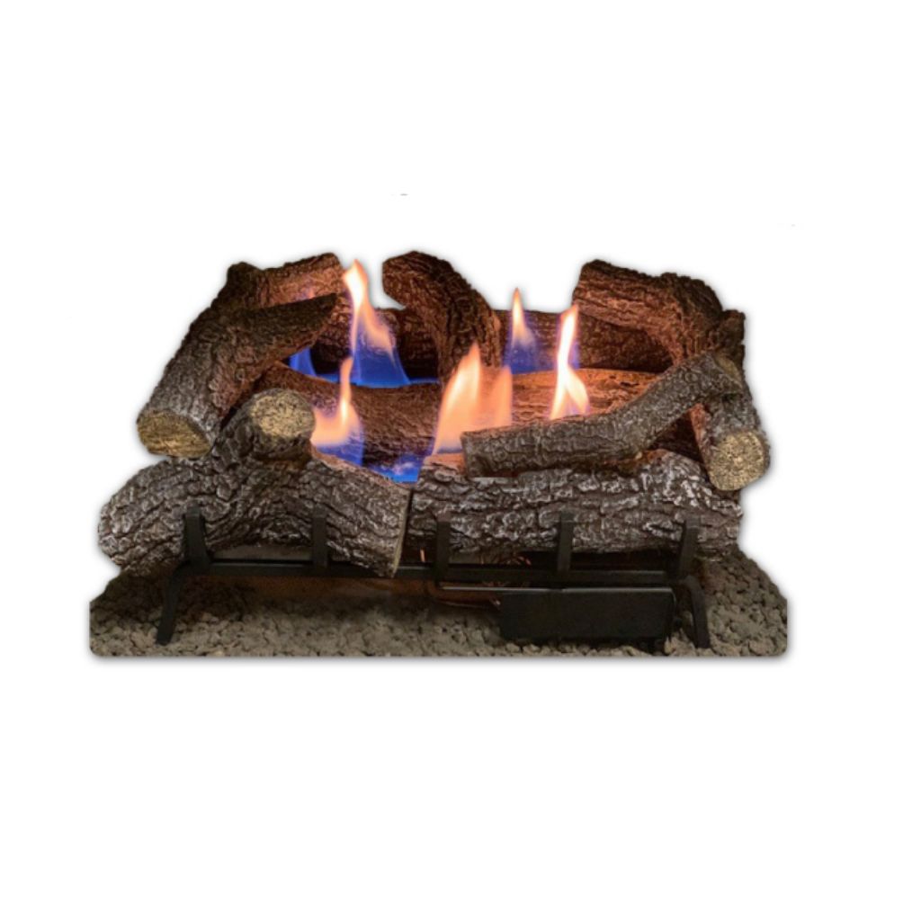 Everwarm Cumberland 18" 7-Piece Replacement Vent-Free Logs for Burners