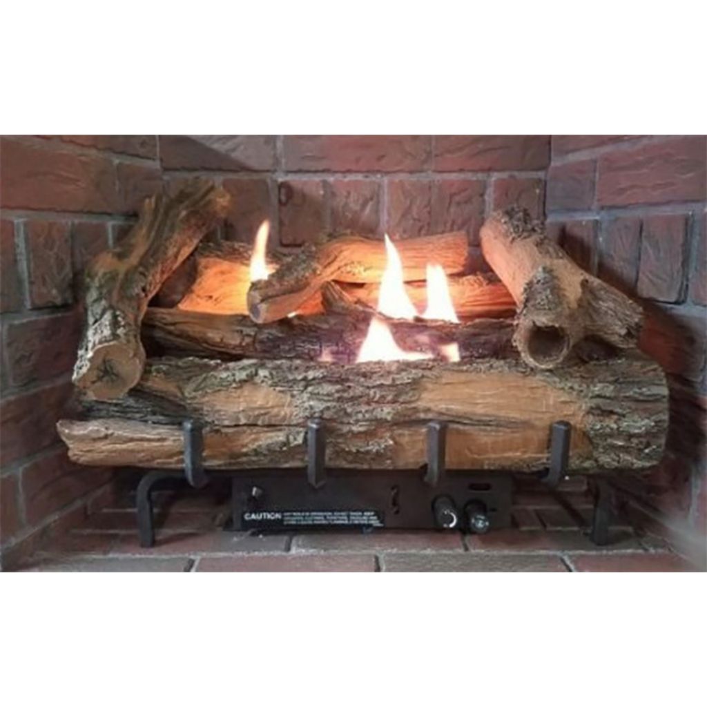 Everwarm Low Country Timber 18" 5-Piece Replacement Vent-Free Logs for Burners