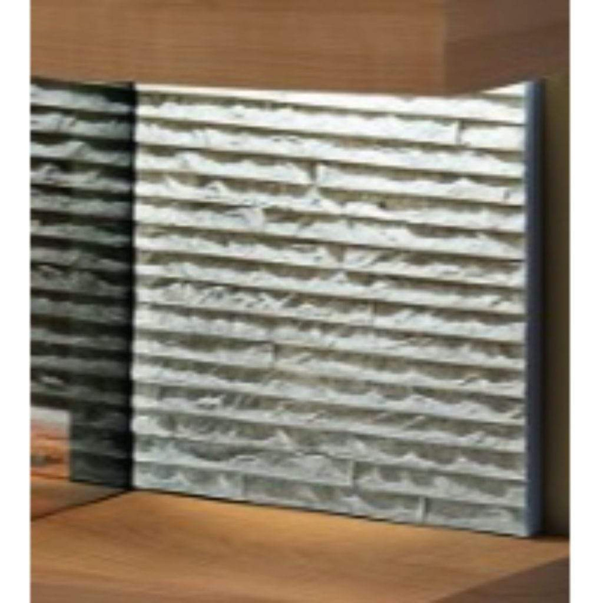 Evolution Fires 48" Miami Curve Wall Mount Electric Fireplace - American Oak