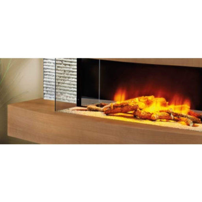Evolution Fires 48" Vegas Petite Wall Mount Electric Fireplace - American Oak
