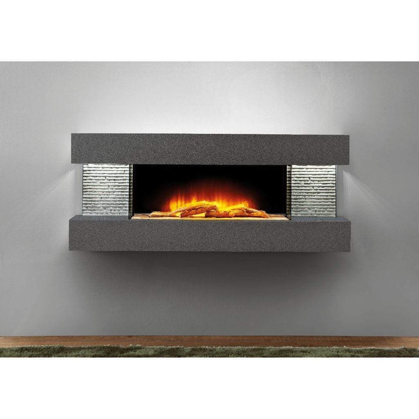 Evolution Fires 48" Vegas Petite Wall Mount Electric Fireplace - Carrara