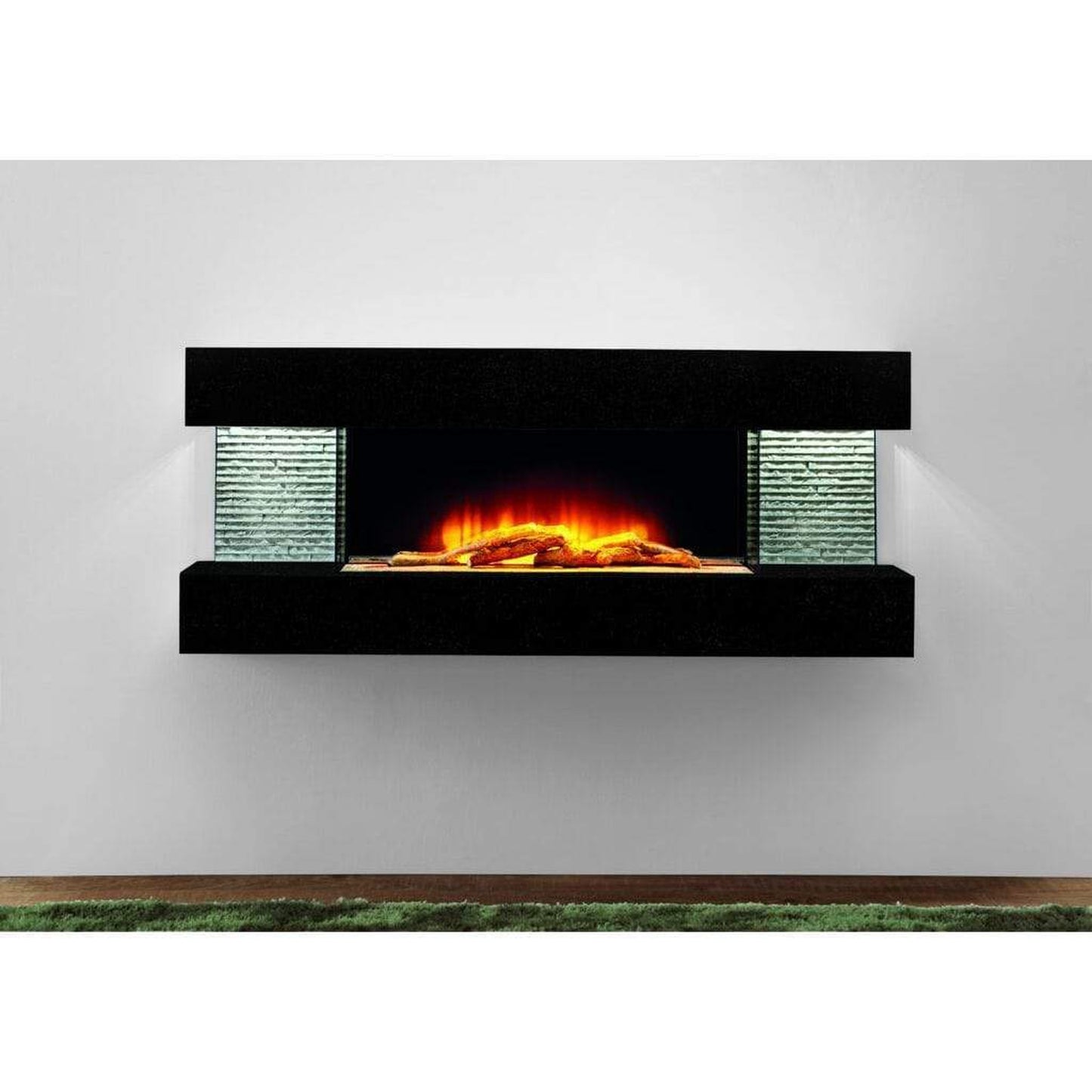 Evolution Fires 48" Vegas Petite Wall Mount Electric Fireplace - Graphite