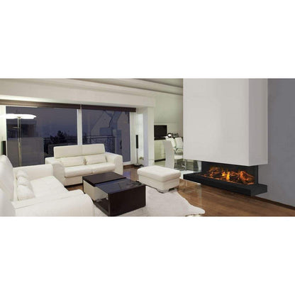 Evonic Fires 60" 3-Sided E Series Built-In Electric Fireplace with EvoFlame Burner Technology