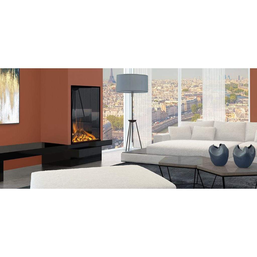 Evonic Fires Vertical with E-Series Built-In Electric Fireplace with EvoFlame Burner Technology