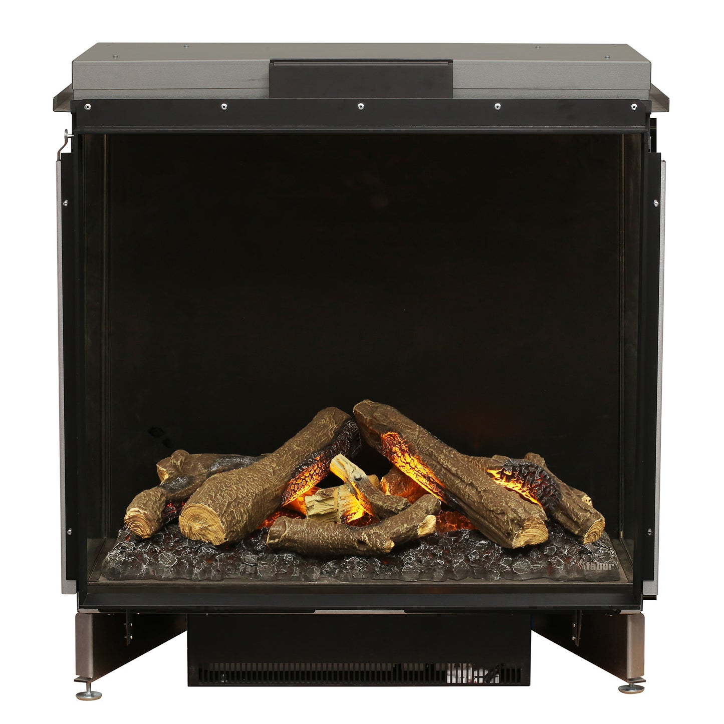 Faber Optimyst e-MatriX 35" Front-Facing One-Sided Built-in Water Vapor Electric Fireplace