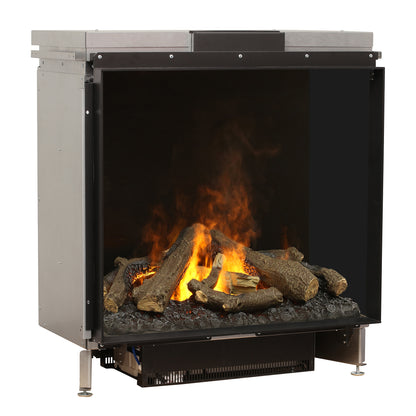 Faber Optimyst e-MatriX 35" Front-Facing One-Sided Built-in Water Vapor Electric Fireplace