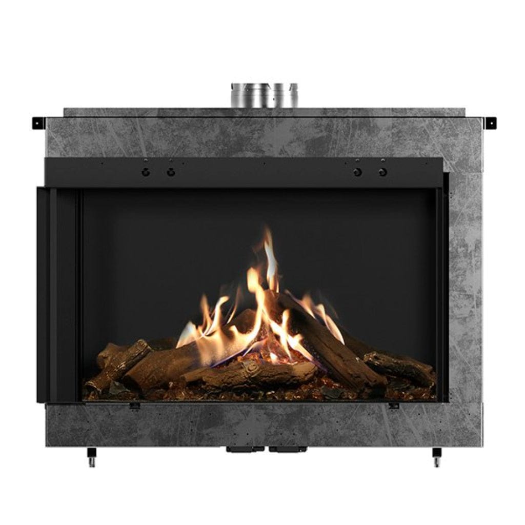 Faber MatriX 4326 Series Two-sided Left-facing Built-in Gas Fireplace