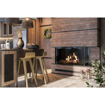Faber MatriX 4326 Series Two-sided Right-facing Built-in Gas Fireplace