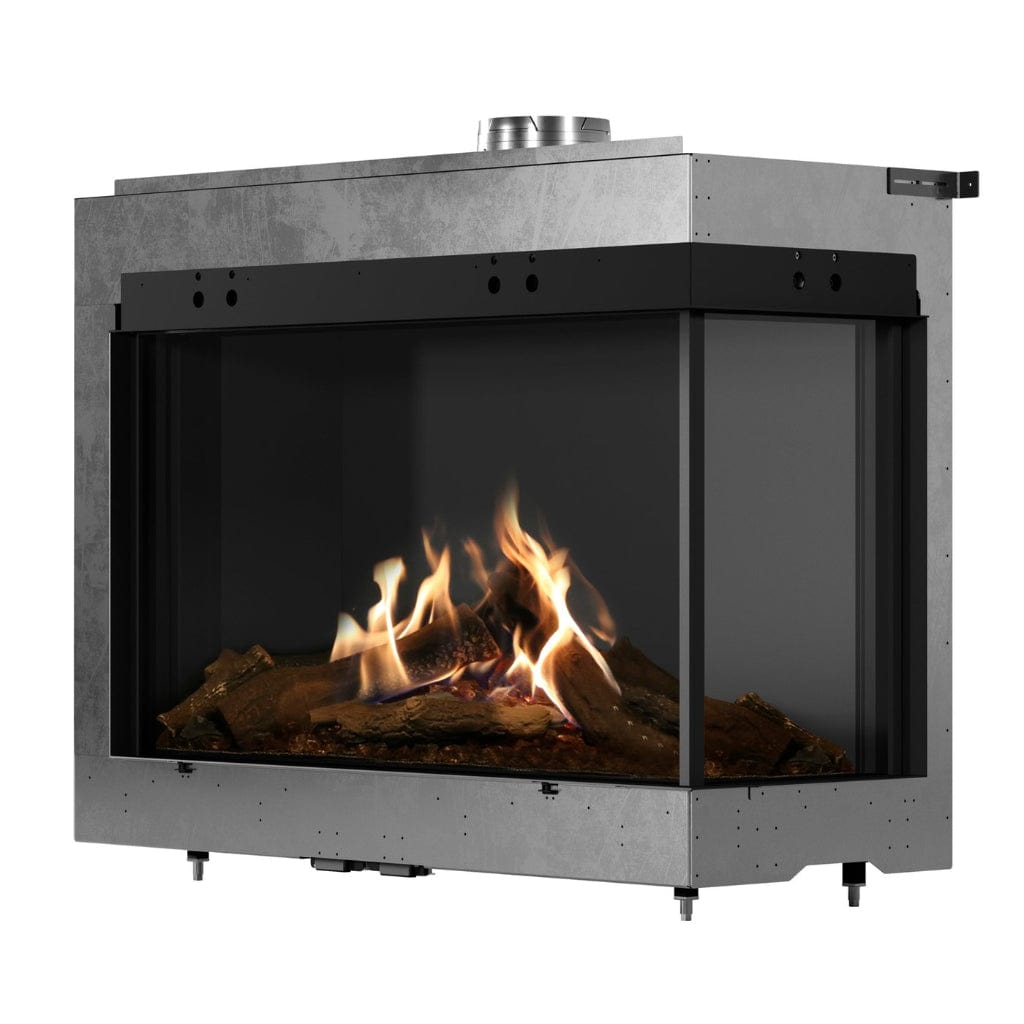 Faber MatriX 4326 Series Two-sided Right-facing Built-in Gas Fireplace