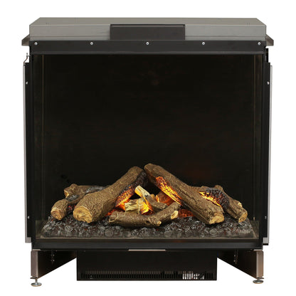 Faber Optimyst e-MatriX 35" Front-Facing One-Sided Built-in Water Vapor Electric Fireplace