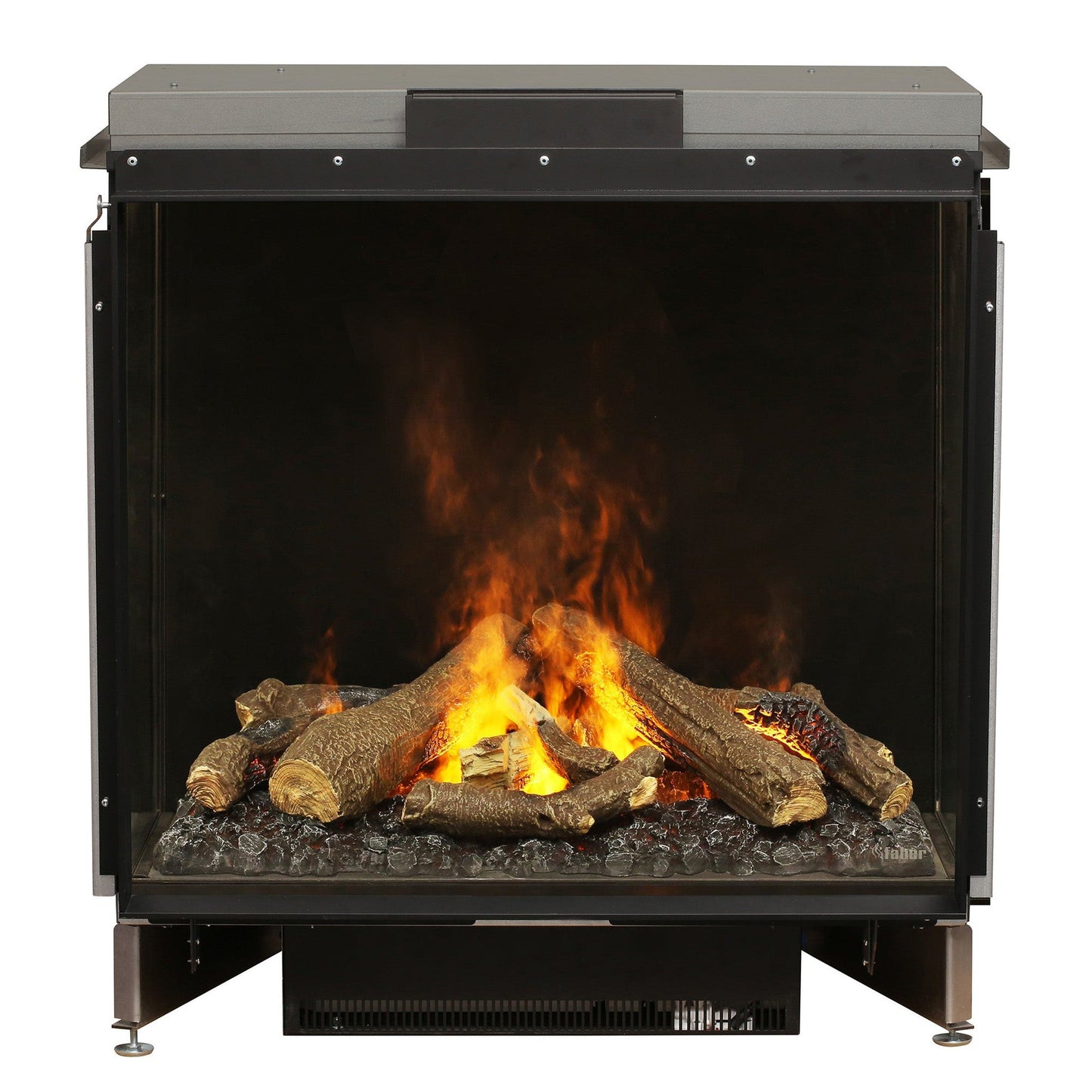 Faber Optimyst e-MatriX 35" Front-Facing One-Sided Built-in Water Vapor Electric Fireplace