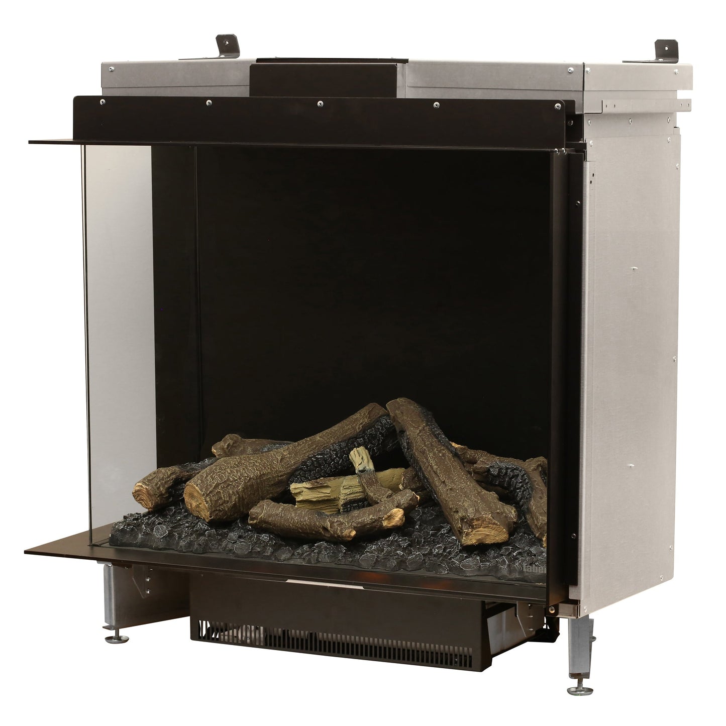 Faber Optimyst e-MatriX 37" Left-Facing Two-Sided Built-in Water Vapor Electric Fireplace