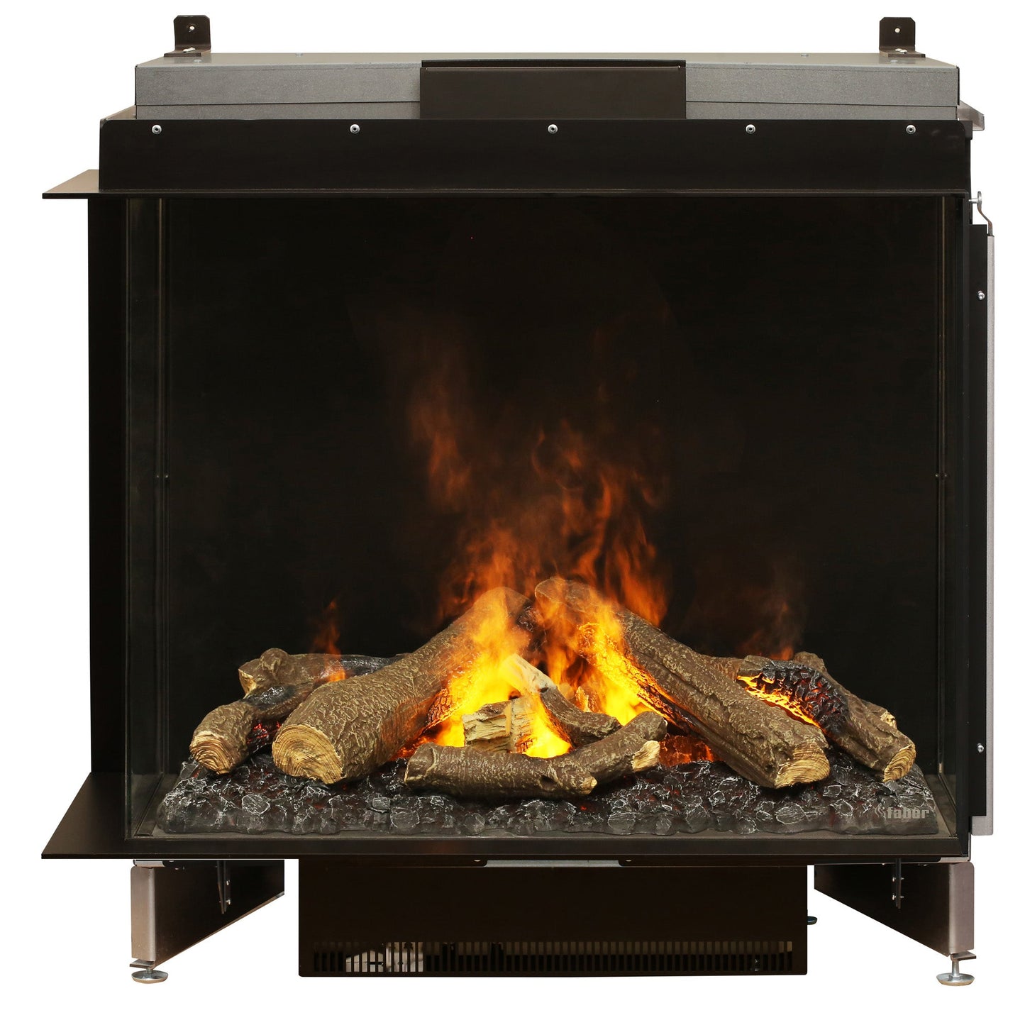 Faber Optimyst e-MatriX 37" Left-Facing Two-Sided Built-in Water Vapor Electric Fireplace