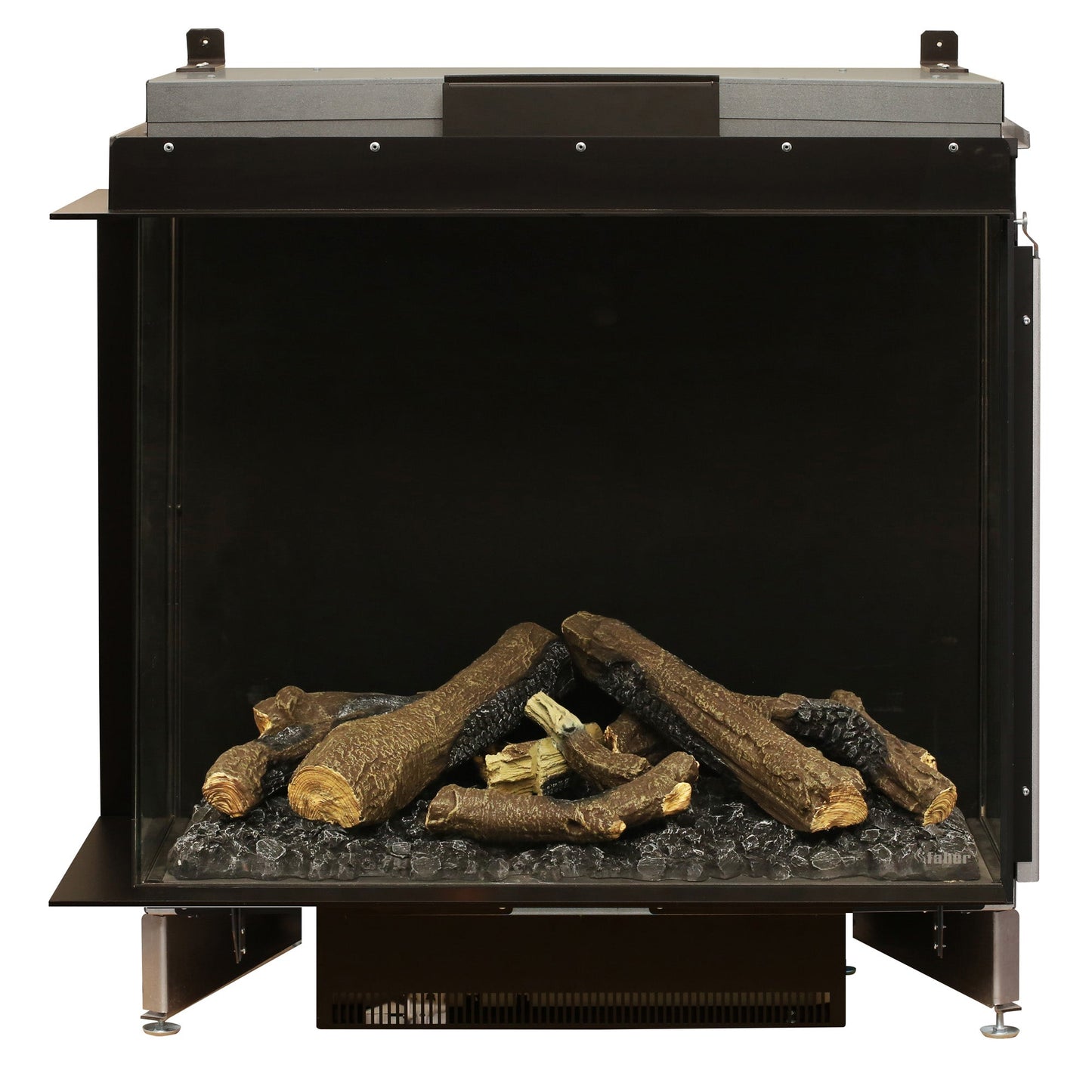 Faber Optimyst e-MatriX 37" Left-Facing Two-Sided Built-in Water Vapor Electric Fireplace