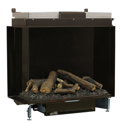 Faber Optimyst e-MatriX 37" Left-Facing Two-Sided Built-in Water Vapor Electric Fireplace