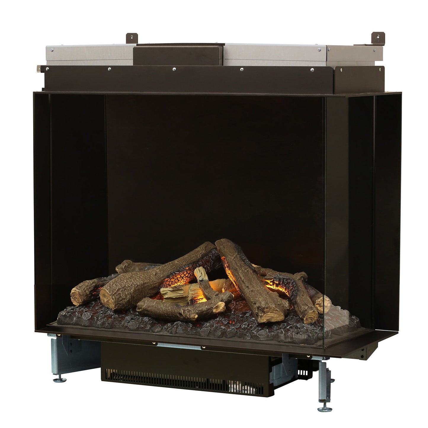 Faber Optimyst e-MatriX 37" Right-Facing Two-Sided Built-in Water Vapor Electric Fireplace