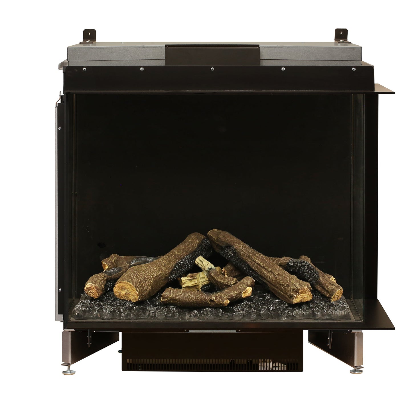 Faber Optimyst e-MatriX 37" Right-Facing Two-Sided Built-in Water Vapor Electric Fireplace