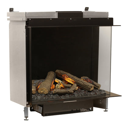 Faber Optimyst e-MatriX 37" Right-Facing Two-Sided Built-in Water Vapor Electric Fireplace