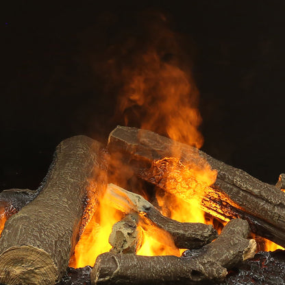 Faber Optimyst e-MatriX 39" Bay Three-Sided Built-in Water Vapor Electric Fireplace