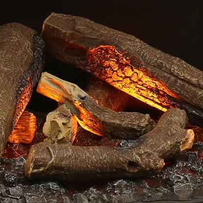 Faber Optimyst e-MatriX 39" Bay Three-Sided Built-in Water Vapor Electric Fireplace