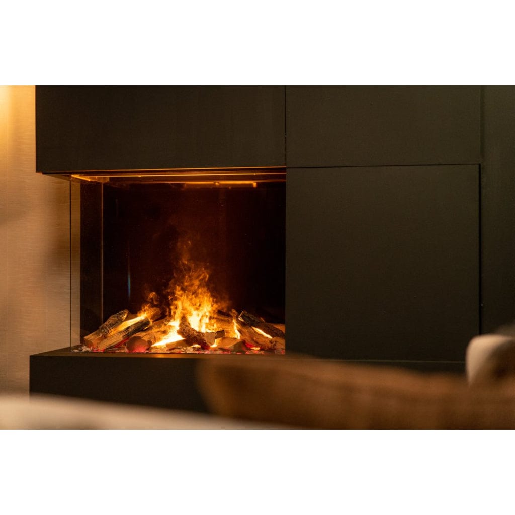 Faber e-MatriX 37" 2-Sided Left Facing Built-in Water Vapor Electric Fireplace
