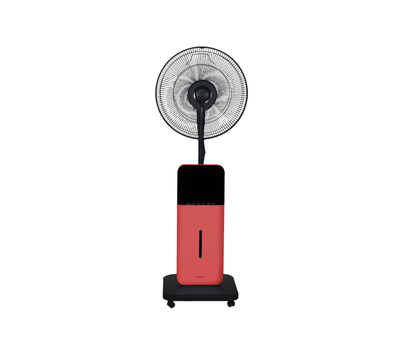 SUNHEAT CoolZone CZ500 51" Red Ultrasonic Dry Mist Fan With Bluetooth, Speaker, USB Port and Remote Control