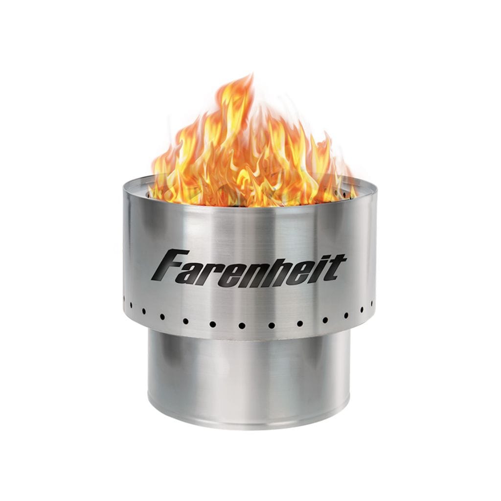 Farenheit Stainless Steel Portable Fire Pit