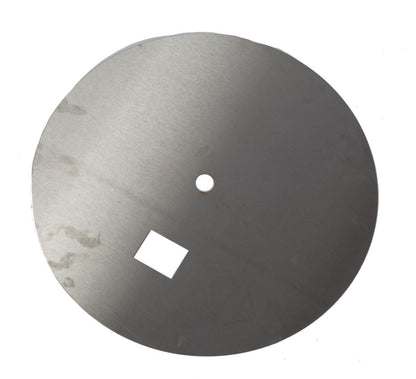 Fire By Design 36" Round Aluminum Flat Burner Pan with Opening for Pilot Burner