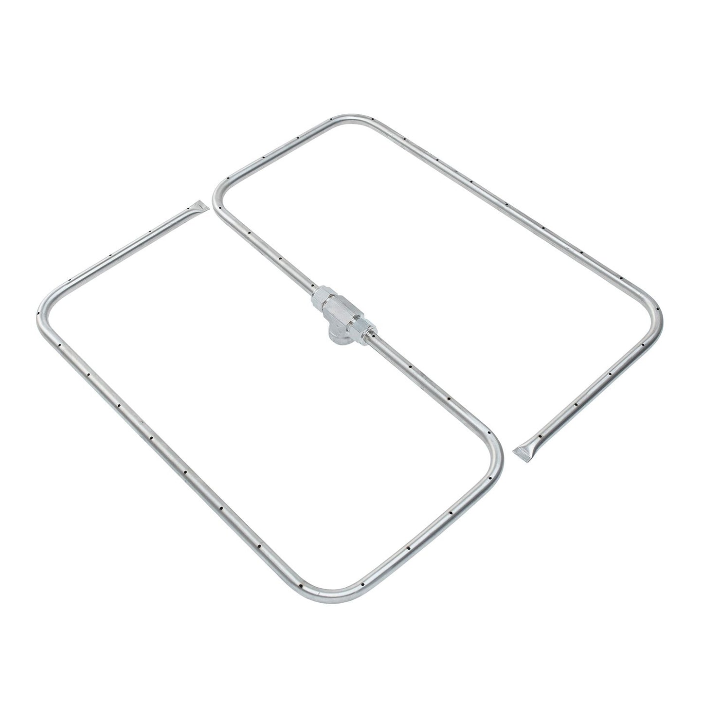 Fire By Design 6" F8SQ Marine Grade Stainless Steel Figure Eight Square Propane Gas Burner
